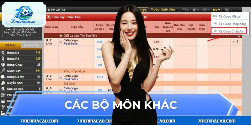Các bộ môn thể thao nổi bật khác cập nhật ngay hôm nay