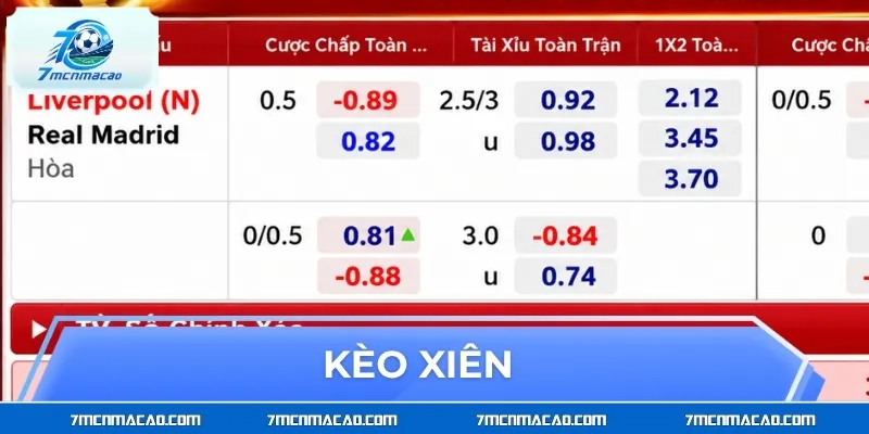 Kèo Xiên - Một Vé Cược, Nhiều Trận Đấu, Sức Hút Bùng Nổ