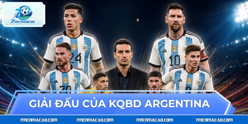 Tổng hợp giải đấu góp mặt trong KQBD argentina