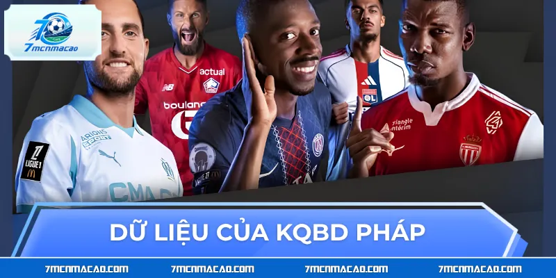 Các dữ liệu quan trọng của chuyên mục KQBD pháp