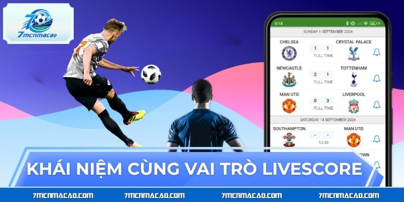 Livescore Khái niệm cùng vai trò cốt lõi của Livescore hiện nay