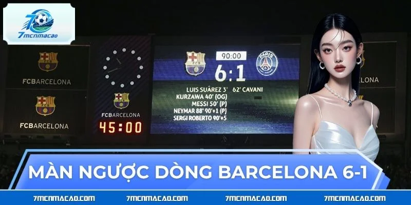 Màn Ngược Dòng Barcelona 6-1 - Địa Chấn Lịch Sử Cúp C1
