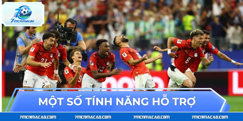 Một số tính năng hỗ trợ theo dõi kết quả bóng đá Úc